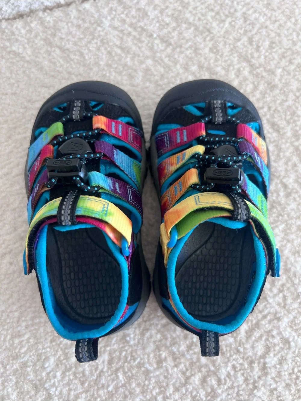 Keen Newport H2 Water‎ Shoes Sandals Kids Unisex Tie Dye Size 8